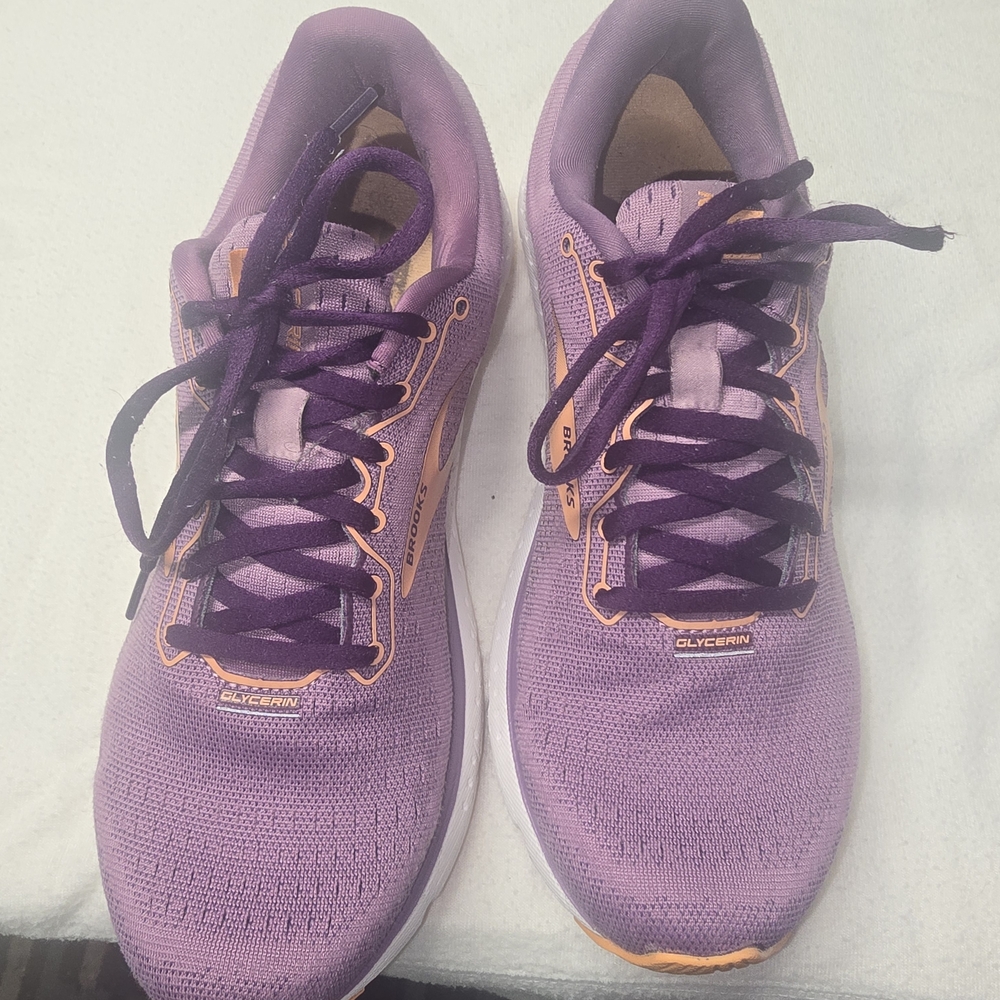 Brooks Women's Purple and Orange Athletic Shoes